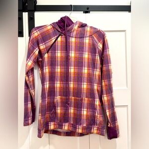 Double hooded hoodie - Plaid